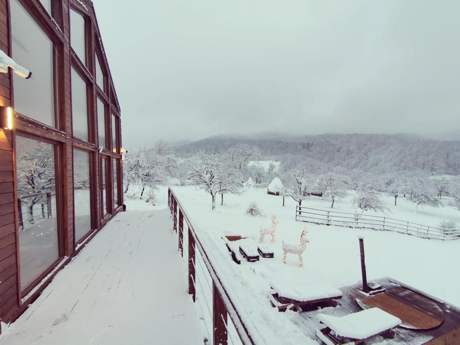 Le Chalet M - Cabana Cu O Panorama De Poveste. Surdesti  Экстерьер фото